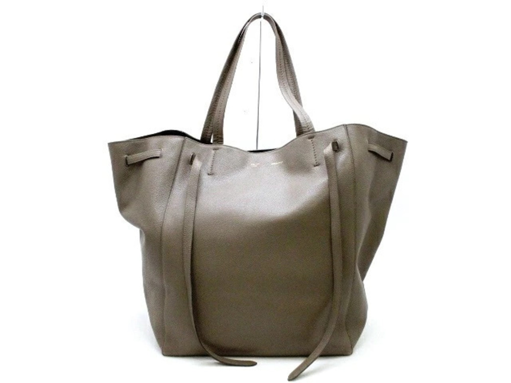 Celine Tote Bag Cabas Phantom Calfskin Gray